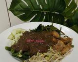 Foto langkah ke 8 dari resep Rujak petis dengan sayuran dan cingur.