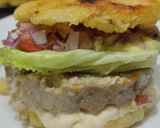 Foto del paso 13 de la receta: Arepa rellena de fiambre de pollo casero🫓🥙🥯