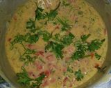 A picture of step 2 of Besan Pitha.