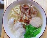 Hình bước làm 9 của món Mì hoành thánh