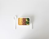 雞絞肉x雞蛋 兩種不同口味的便當風景的食譜步驟1照片
