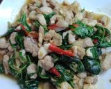 รูปขั้นตอนการทำที่ 5 ของ กะเพรา​ไก่​เจี๊ยบ#อาหารไทยง่ายๆ​