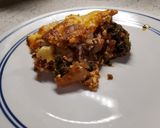 A picture of step 9 of Bowtie Lasagna.