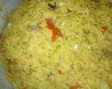 Soyayyar shinkafa mai kori da half-fried Eggmatakin girki5 hoto