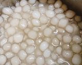 Hình bước làm 3 của món Trân châu trắng