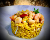 Foto del paso 1 de la receta: Trigo Tierno con Gambas, Shimeji y Salvia 😋