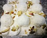 A picture of step 9 of Raffaello Tiramisu cake.