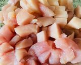 A picture of step 2 of Nachos with chicken.