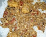 A picture of step 12 of Fried Garlic Masala Biryani.