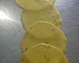 A picture of step 3 of Rose mathri.