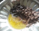 A picture of step 5 of Eggless Whole Wheat Chocolate fudge Brownie.