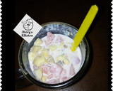 A picture of step 4 of Banana and 🍉.
