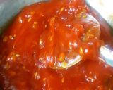 A picture of step 1 of Karachi ka halwa.