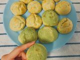 Matcha Cream Puff(Bánh su kem trà xanh)