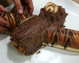 صورة لخطوة 5 من وصفة كيك جذع الشجرة /Buche roulee