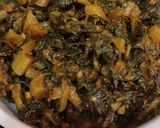 A picture of step 5 of Mooli ke Patton Ki Sabzi - (Radish Greens Stir Fry).