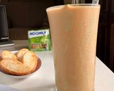 Foto langkah ke 4 dari resep Roasted Milk Tea Matcha Soy Bean Curds.