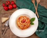 Φωτογραφία βήματος 10 της συνταγής Amatriciana η απόλυτη μακαρονάδα με ζυμαρικά Bucatini 🍝