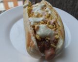 Foto del paso 8 de la receta: Perritos🧀calientes🍍a mi estilo🥯🌭