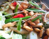 Foto del paso 3 de la receta: Filete de pollo salteado con verduras chinas 🌿🌳