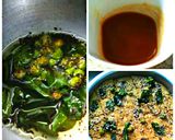 A picture of step 3 of Apple dhokla.