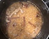 A picture of step 2 of Saint Barbara sweet البرباره.