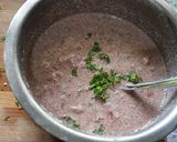 A picture of step 5 of Ragi flour chilla.