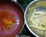 A picture of step 1 of Baby Corn Satay.