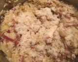 Une image de l'étape 12 de Risotto au chorizo et bacon.