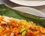 Foto langkah ke 6 dari resep Nasi Bakar Ayam kemangi.