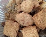 A picture of step 4 of Exact quantities for 1051 churma ladoo.