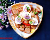 Hình bước làm 4 của món Thịt kho trứng - Simmered pork belly with eggs - 豚角煮卵