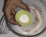 A picture of step 1 of Golden Dust Cake.....molten chocolate.