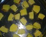 A picture of step 2 of Pumpkin sandwich pakoda.