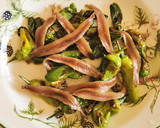 Foto del paso 3 de la receta: Tapa de Pimientos de Padrón con Anchoas