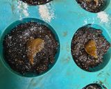 Foto del paso 3 de la receta: Muffins de harina de algarrobo y naranja con sorpresa de dulce de leche
