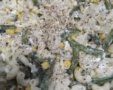 Foto del paso 7 de la receta: Pasta codito con rajas de poblano, queso, elote y crema