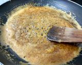 A picture of step 5 of Til ki chikki.