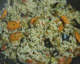 Foto del paso 4 de la receta: Wok con arroz con vegetales!!