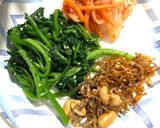 Hình bước làm 3 của món Xà lách xoong trộn kiểu hàn-công thức koreanbapsang