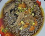 Фото кроку 7 до Гуляш зі свинини з грибочками 🍲.