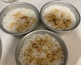 Foto langkah ke 3 dari resep Nasi tim ayam jamur.