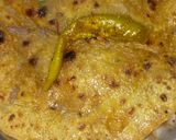 A picture of step 5 of Leftover daal paratha.
