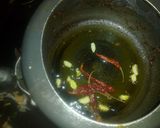 A picture of step 2 of Kashmiri palak.
