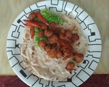 A picture of step 9 of Soya Chunks Wrap.