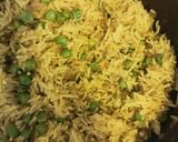 A picture of step 3 of Flavoured Rice with Peas.