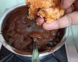 A picture of step 1 of Ragi choco drink.