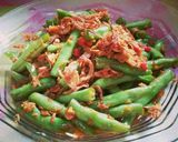 Foto langkah ke 5 dari resep Tumis Buncis Belacan Ebi by Mamah Jethro 😋😋.