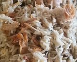 A picture of step 6 of Yakhni pulao.