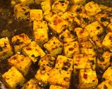 A picture of step 3 of Dahi paneer.